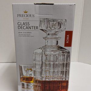 Precious Home glass Decanter roma 950ml/32 oz